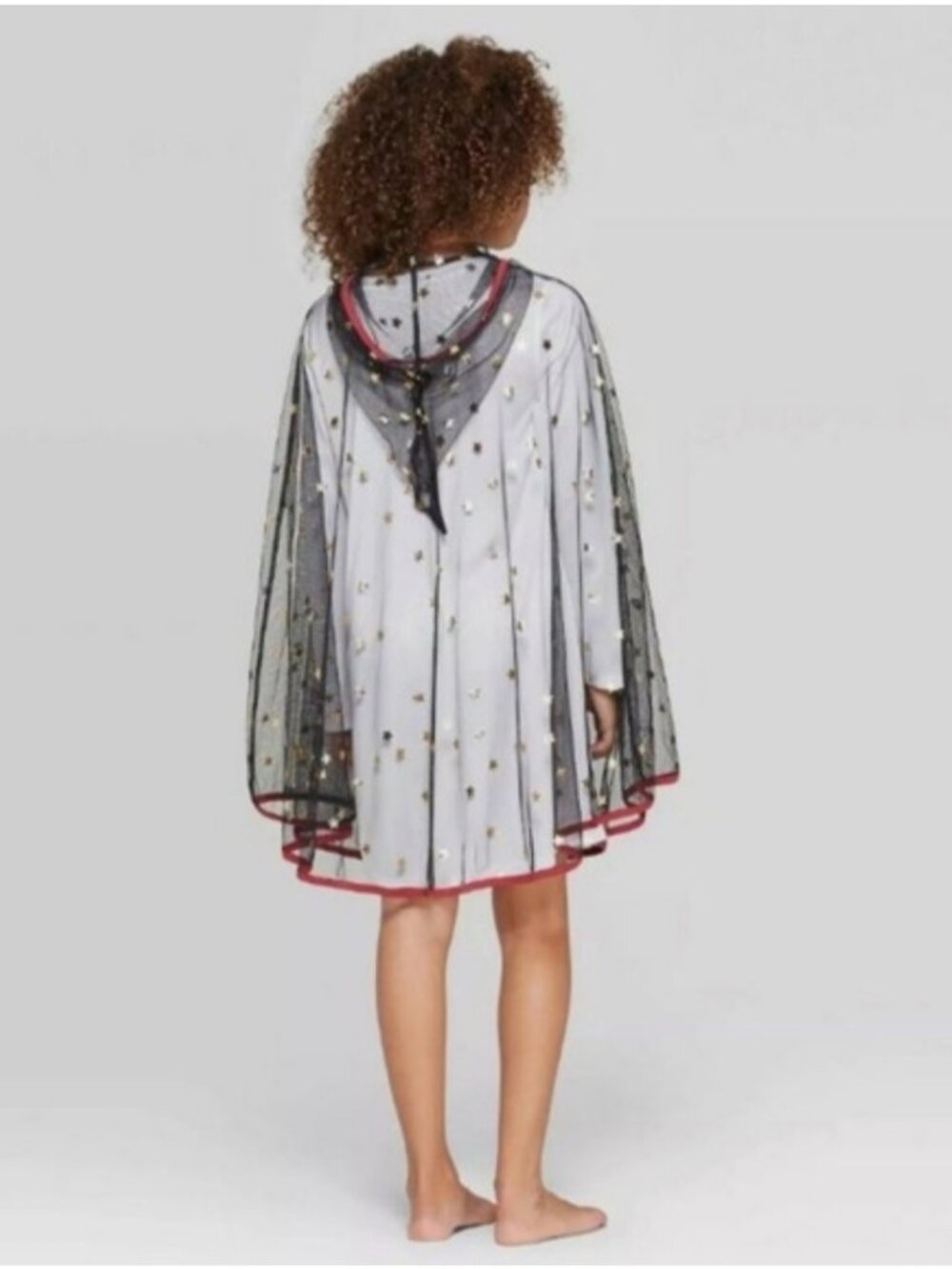 Girls' Harry Potter Long Sleeve Nightgown Invisibility Cloak Cape Size M 7-8 - Picture 2 of 9